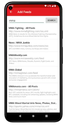 MMA News android App screenshot 1