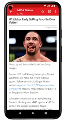 MMA News android App screenshot 3